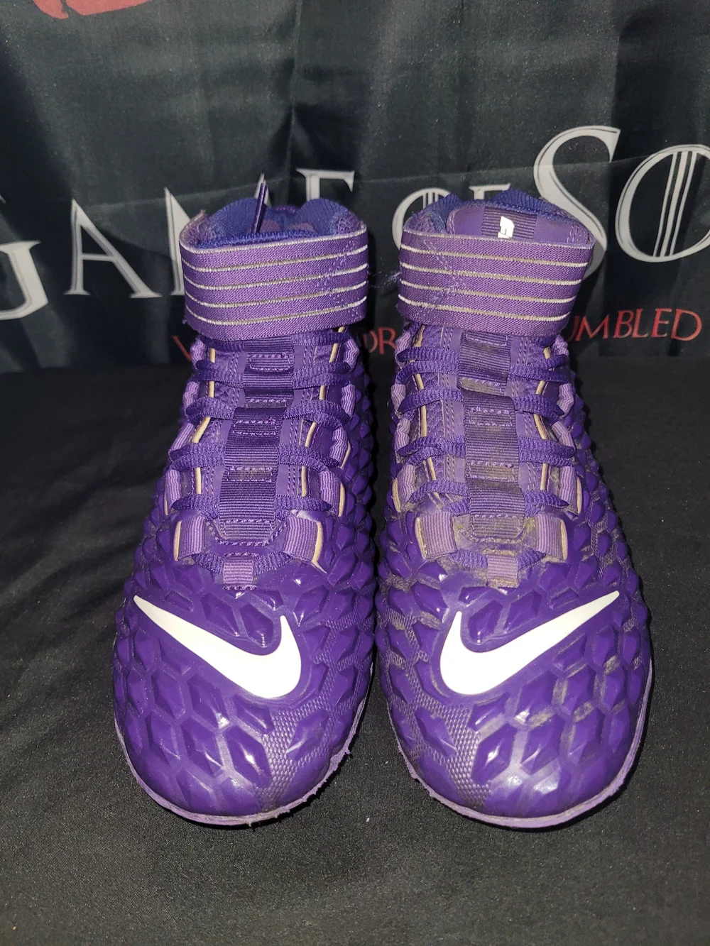 Nike Force Savage Pro 2 Cleats with White Swoosh